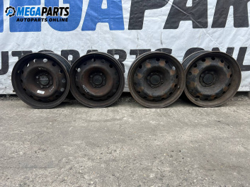 Steel wheel for Citroen Xsara Picasso (09.1999 - 06.2012) 15 inches, width 6 (The price is for the set)