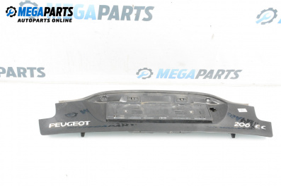 Material profilat portbagaj for Peugeot 206 CC Cabrio (09.2000 - 12.2008), cabrio, position: din spate