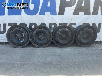 Stahlfelgen for Skoda Fabia I Combi (04.2000 - 12.2007) 14 inches, width 5, ET 35 (Preis pro set angegeben)