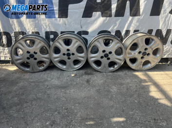 Jante din aliaj for Fiat QUBO Minivan (02.2008 - 12.2017) 15 inches, width 6 (Prețul este pentru un set)
