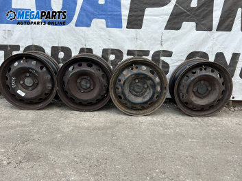 Steel wheels for Opel Corsa C Hatchback (09.2000 - 12.2009) 14 inches, width 5.5 (The price is for the set)