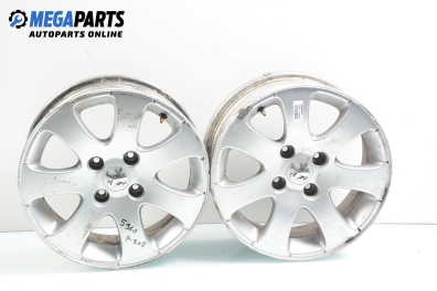 Alloy wheels for Peugeot 307 (2000-2008) 15 inches, width 6 (The price is for two pieces)