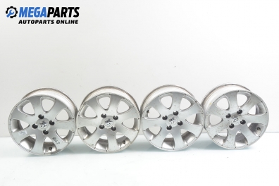 Alloy wheels for Peugeot 307 (2000-2008) 15 inches, width 6 (The price is for the set)