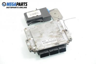 ECU incl. card and reader for Renault Laguna II (X74) 1.9 dCi, 120 hp, hatchback, 2001 № Bosch 0 281 010 556