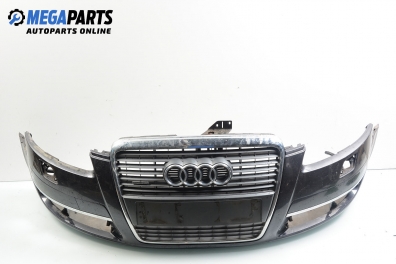 Front bumper for Audi A6 (C6) 3.0 TDI Quattro, 225 hp, sedan automatic, 2004, position: front
