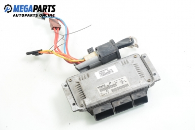 ECU mit zündschlüssel for Citroen Saxo 1.5 D, 57 hp, 5 türen, 2002 № Bosch 0 281 001 839