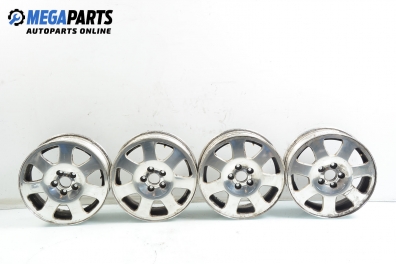 Alloy wheels for Audi A2 (8Z) (1999-2005) 15 inches, width 5.5 (The price is for the set)