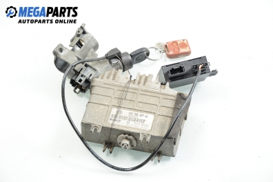 ECU mit zündschlüssel und wegfahrsperre for Volkswagen Polo (6N/6N2) 1.4, 60 hp, hecktür, 5 türen, 1998