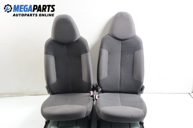 Seats set for Peugeot 107 1.0, 68 hp, 3 doors, 2006