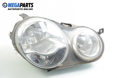 Headlight for Volkswagen Polo (9N/9N3) 1.4 16V, 75 hp, hatchback, 5 doors, 2004, position: right Valeo