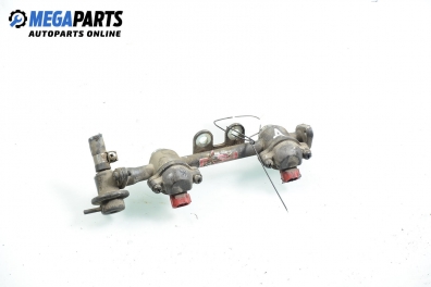 Fuel rail with injectors for Subaru Legacy 2.5 4WD, 150 hp, station wagon automatic, 1997, position: right