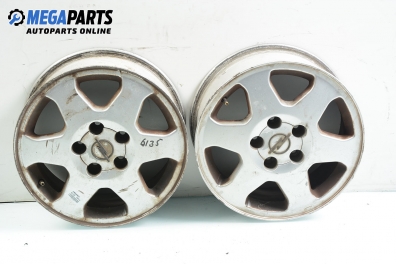 Alloy wheels for Opel Zafira A (1999-2005) 15 inches, width 6 (The price is for two pieces)