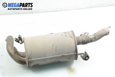 Rear muffler for Seat Alhambra 1.9 TDI, 115 hp, 2002