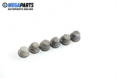 Nuts (6 pcs) for Mitsubishi Pajero II 2.8 TD, 125 hp, 5 doors automatic, 1999