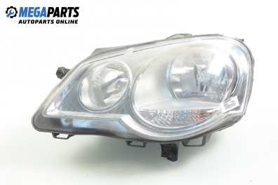 Headlight for Volkswagen Polo (9N3) 1.2, 60 hp, hatchback, 2007, position: left