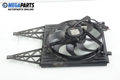 Radiator fan for Volkswagen Polo (9N/9N3) 1.2, 54 hp, hatchback, 5 doors, 2006