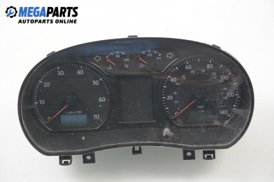 Instrument cluster for Volkswagen Polo (9N/9N3) 1.2 12V, 64 hp, hatchback, 5 doors, 2006