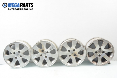 Alloy wheels for Peugeot 307 (2000-2008) 15 inches, width 6 (The price is for the set)