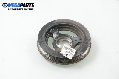 Damper pulley for Peugeot 307 1.6 HDi, 90 hp, hatchback, 3 doors, 2006