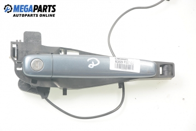 Mâner exterior for Peugeot 307 2.0 HDi, 136 hp, cabrio, 2007, position: dreapta