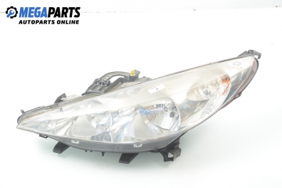 Headlight for Peugeot 207 1.4, 72 hp, hatchback, 5 doors, 2007, position: left