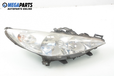 Headlight for Peugeot 207 1.4, 72 hp, hatchback, 5 doors, 2007, position: right