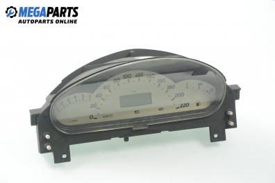 Instrument cluster for Mercedes-Benz A-Class W168 1.6, 102 hp, 5 doors, 1999