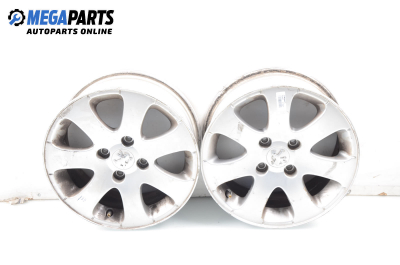 Alloy wheels for Peugeot 307 (2000-2008) 15 inches, width 6 (The price is for two pieces)