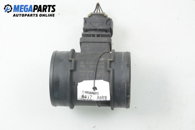 Air mass flow meter for Opel Astra H 1.7 CDTI, 101 hp, coupe, 2007 № Bosch 0 281 002 618