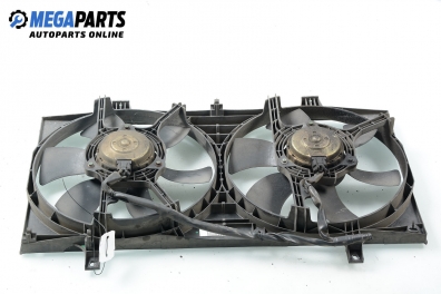 Cooling fans for Nissan Primera (P12) 2.2 Di, 126 hp, station wagon, 2002