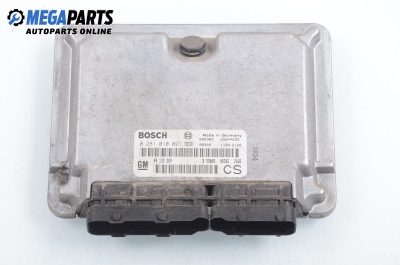 ECU for Opel Zafira A 2.0 16V DI, 82 hp, 2000 № Bosch 0 281 010 021