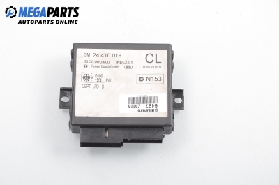 Comfort module for Opel Zafira A 2.0 16V DI, 82 hp, 2000 № GM 24 410 018 CL