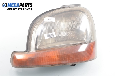 Headlight for Renault Kangoo 1.9 dTi, 80 hp, passenger, 2002, position: left