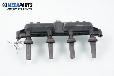 Ignition coil for Peugeot 206 1.4, 75 hp, hatchback, 2001