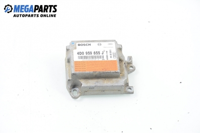 Airbag module for Audi A8 (D2) 2.5 TDI Quattro, 150 hp automatic, 1999 № Bosch 0 285 001 266 / 4D0 959 655 J