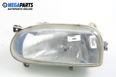 Headlight for Volkswagen Golf III 1.6, 75 hp, 5 doors, 1993, position: left Hella