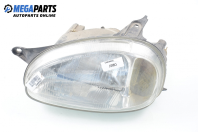 Headlight for Opel Corsa B 1.0 12V, 54 hp, 3 doors, 1999, position: left Valeo