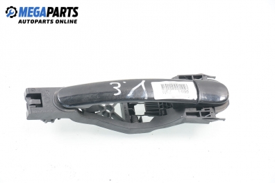 Outer handle for Volkswagen Polo (9N/9N3) 1.4 12V, 80 hp, hatchback, 5 doors, 2008, position: rear - left