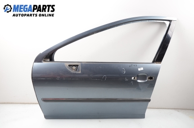 Door for Peugeot 407 2.0 HDi, 136 hp, station wagon, 2009, position: front - left