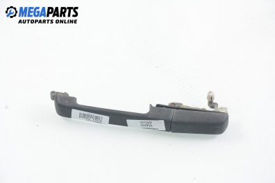 Outer handle for Volkswagen Passat (B3) 1.8, 112 hp, sedan, 1990, position: rear - right