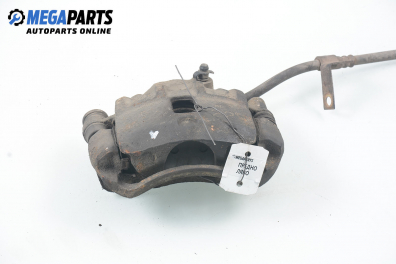 Caliper for Hyundai Accent 1.5 CRDi, 82 hp, hatchback, 5 doors, 2002, position: front - left