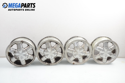 Alloy wheels for Renault Megane Scenic (1996-2003) 14 inches, width 6 (The price is for the set)