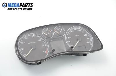 Instrument cluster for Peugeot 307 2.0 16V, 136 hp, hatchback, 5 doors, 2001 № P9636708280