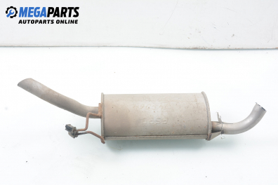 Rear muffler for Fiat Punto 1.2, 60 hp, 2002