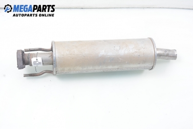 Rear muffler for Opel Astra F 1.6 Si, 100 hp, station wagon, 1993