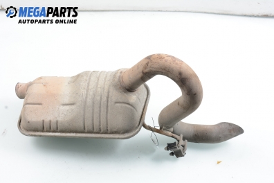 Muffler for Fiat Punto 1.7 TD, 63 hp, 1999