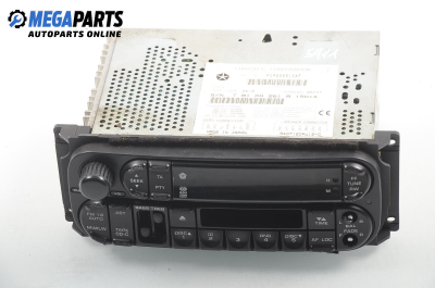 Cassette player for Chrysler 300M 2.7 V6 24V, 203 hp automatic, 1999 № P04858513AF code : 5411