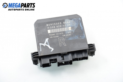 Door module for Mercedes-Benz CLK-Class 208 (C/A) 2.0 Kompressor, 192 hp, coupe, 1998, position: right № A 208 820 12 26 