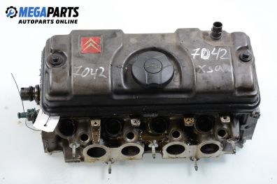 Engine head for Citroen Xsara 1.4, 75 hp, station wagon, 2002