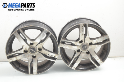 Alloy wheels for Hyundai Coupe (1996-2000) 15 inches, width 6.5 (The price is for two pieces)